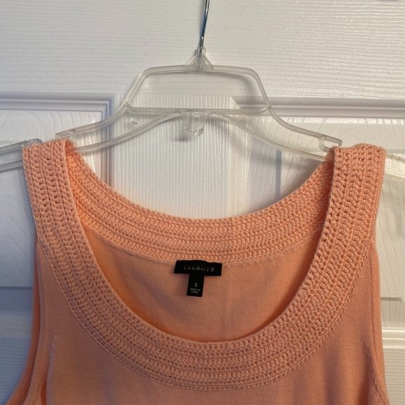 Light Coral Talbots Tank - Picture 3 of 7